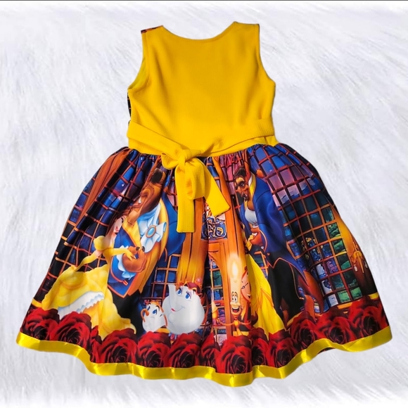Sublimated sleeveless dress for girls - Picture 2 of 4
